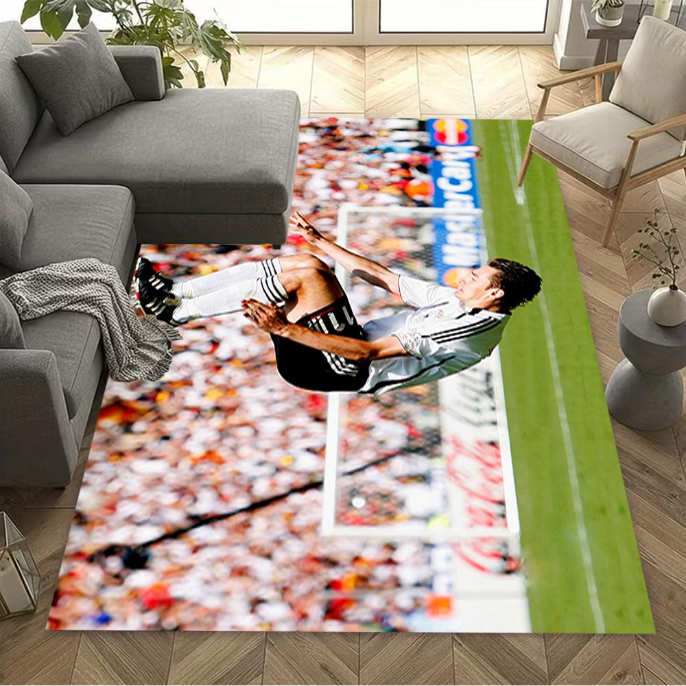 Dynamic Soccer Kick Floor Mat Suitable for Bedrooms Foyer Decorate room Entryway Anti-slip Rug Anime Office Decor Best for Christmas