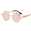 New Round Metal Sunglasses Steampunk Men Women Fashion Glasses  Designer Retro Vintage Sun Glasses UV400 Gafas De Sol