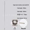 210mm Stainless Steel Flat & Sharp Tip Glue Dispensing Needle Syringe