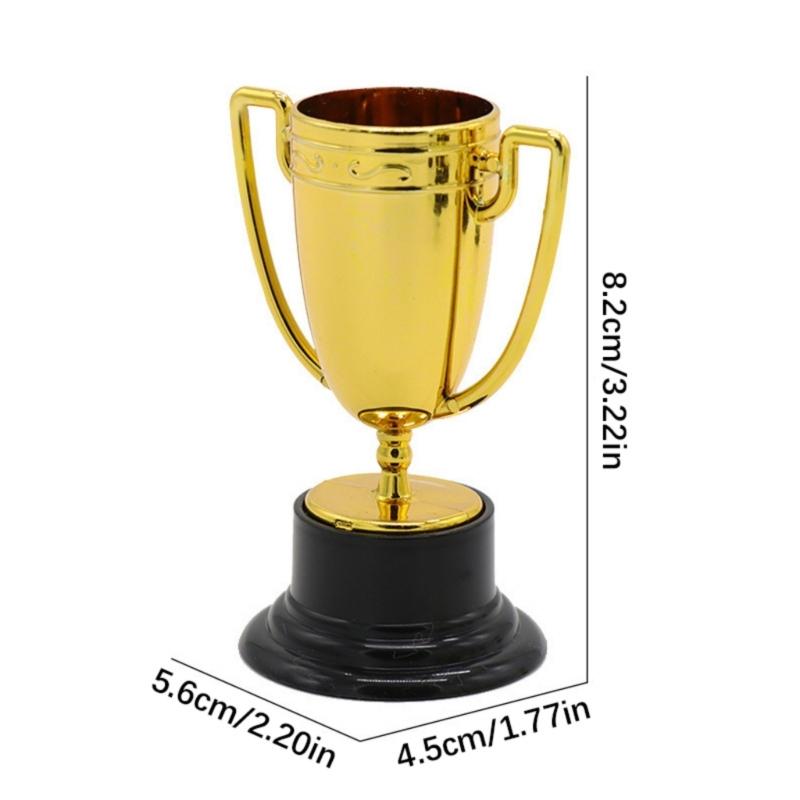 Fun Plastic Reward Trophies Attractive Plastic Prize Trophies for Boosting Pride in Kids Competitions Parties and Team