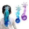 1 Stück Neue süße Prinzessinnen-Schneeflockenperücke, Mädchen-Haarnadeln, Kinder-Kopfbedeckung, Haarklammern, Haarspangen, Haaraccessoires