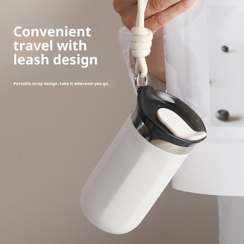 350/500Ml Stainless Steel Coffee Mug Insulated Water Cup Portable Double Wall Vacuum Flask Leak-Proof With Lid Travel Coffee Cup