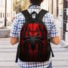 3PCS Dark Spider Print Backpack Set | Roomy Casual Backpack with Matching Clutch & Tote Bag, Perfect for Daily Outings & Travel
