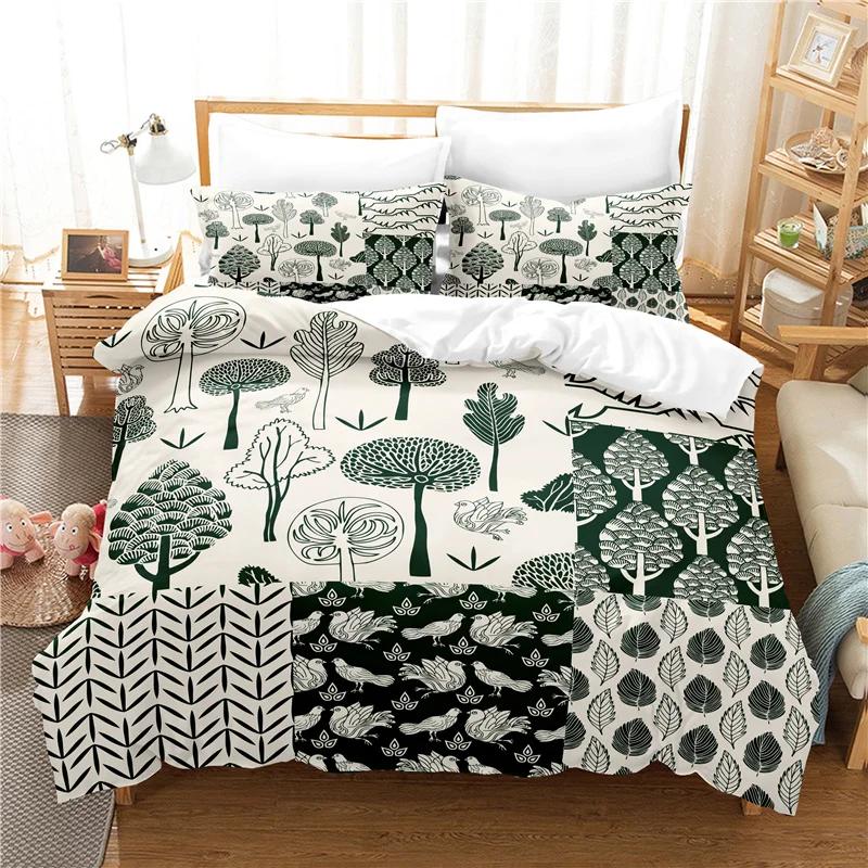 Comforter 3D Cartoon Bedding Sets For Kids And Adults For Boysblue Home Textile Cute Animal Kittens Size 140X210Cm