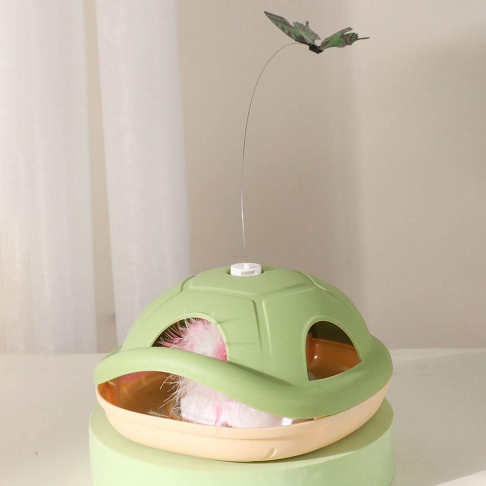 Creative Electric Cat Rotating Toy Self-Moving Butterfly Cat Teaser Toy Pet Exercise