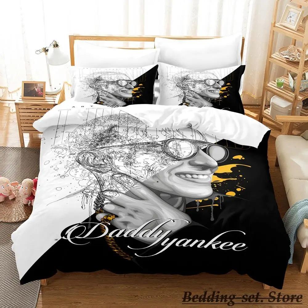 Daddy Yankee Bedding Set Single Twin Full Queen King Size Bed Set Aldult Kid Bedroom Duvetcover Sets Anime parure de lit Bed