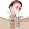 Zephoco Flawless Temperature-Change Foundation, Natural Shade, Long-Lasting, Hydrating, Sweatproof, Waterproof, And Smudge-Resistant