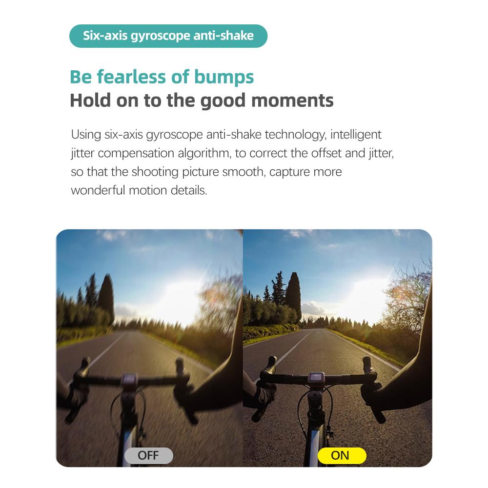 Câmera de Ação SJCAM C200PRO Ultra HD com Tela de Controle Tátil de 1,3 polegadas 4K/30FPS 20MP 40m à Prova d'Água