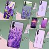 Lavendel Lila Blüten Für Huawei Nova Y91 Y90 Y60 Y70 Y61 Y72 Y73 3i 7i 8i 11 12i 9 10 SE P20 P30 Pro P40 Lite Hülle