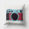 Polyester Creative Home Camera Pillow Case Car Cushion Office Pillow