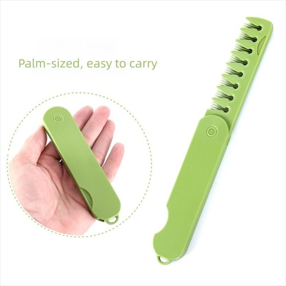 Multi-funcional Portable Folding Pocket Combs Barber Hair Clipper Comb Barber Shop Salon