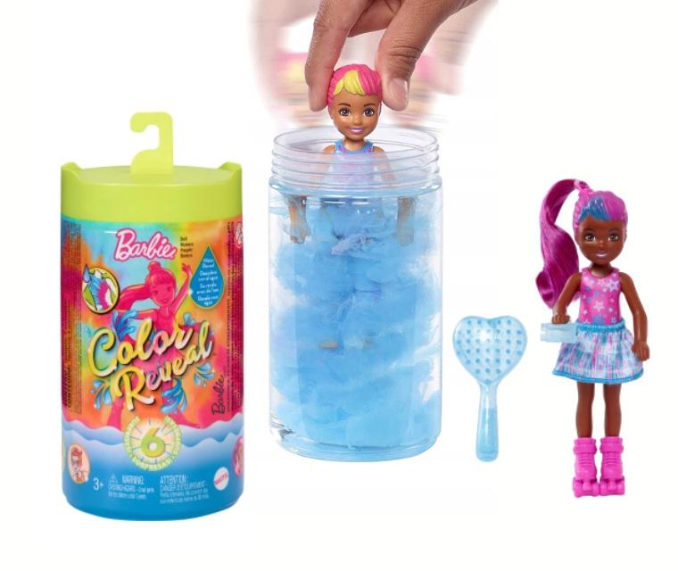 Barbie Color Reveal Doll Chelsea Neon Tie Dye Surprise MATTEL