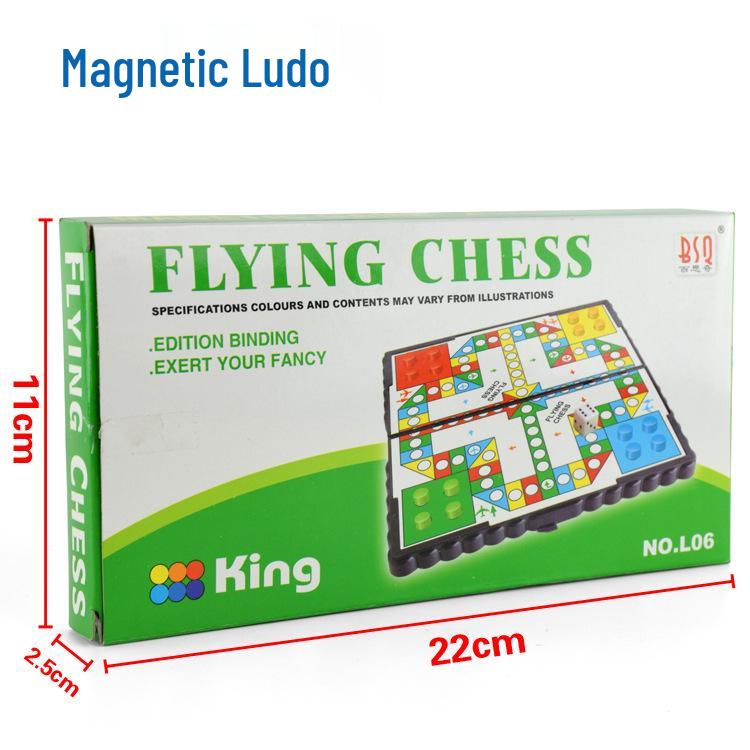 Little Fat Baby Portable Foldable Flying Chess Board Game with Small Magnet