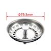 LISM 304 Stainless Steel Sink Drain Cover 79.3mm (2-Pack)