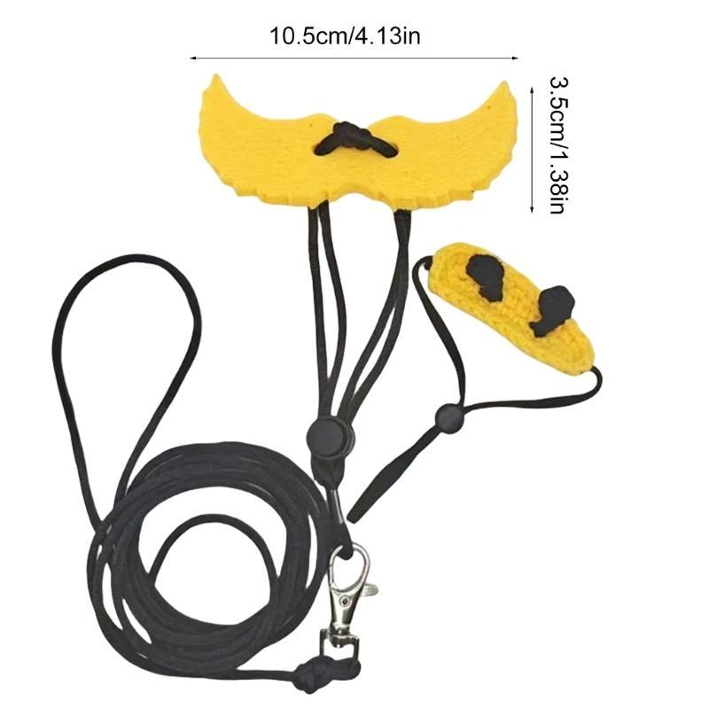 J0MC Fun Leash for Reptiles Outfit Comfortable Costume Geckos Lizards Bearded Dragon