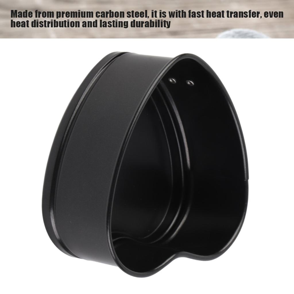 Kakeform i karbonstål med avtakbar bunn Hjerteformet bakeform Nonstick kjøkkenutstyr