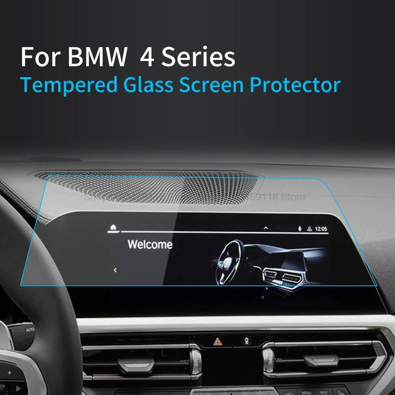 Tempered Glass Screen Protector Film For BMW 4-Series G22 G23 G26 MK2 Car Navigation anti-scratch Accessories