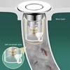 Sink Drain Plug Anti-clogging Push-type Bounce Cores Shower Drain Hair Catcher