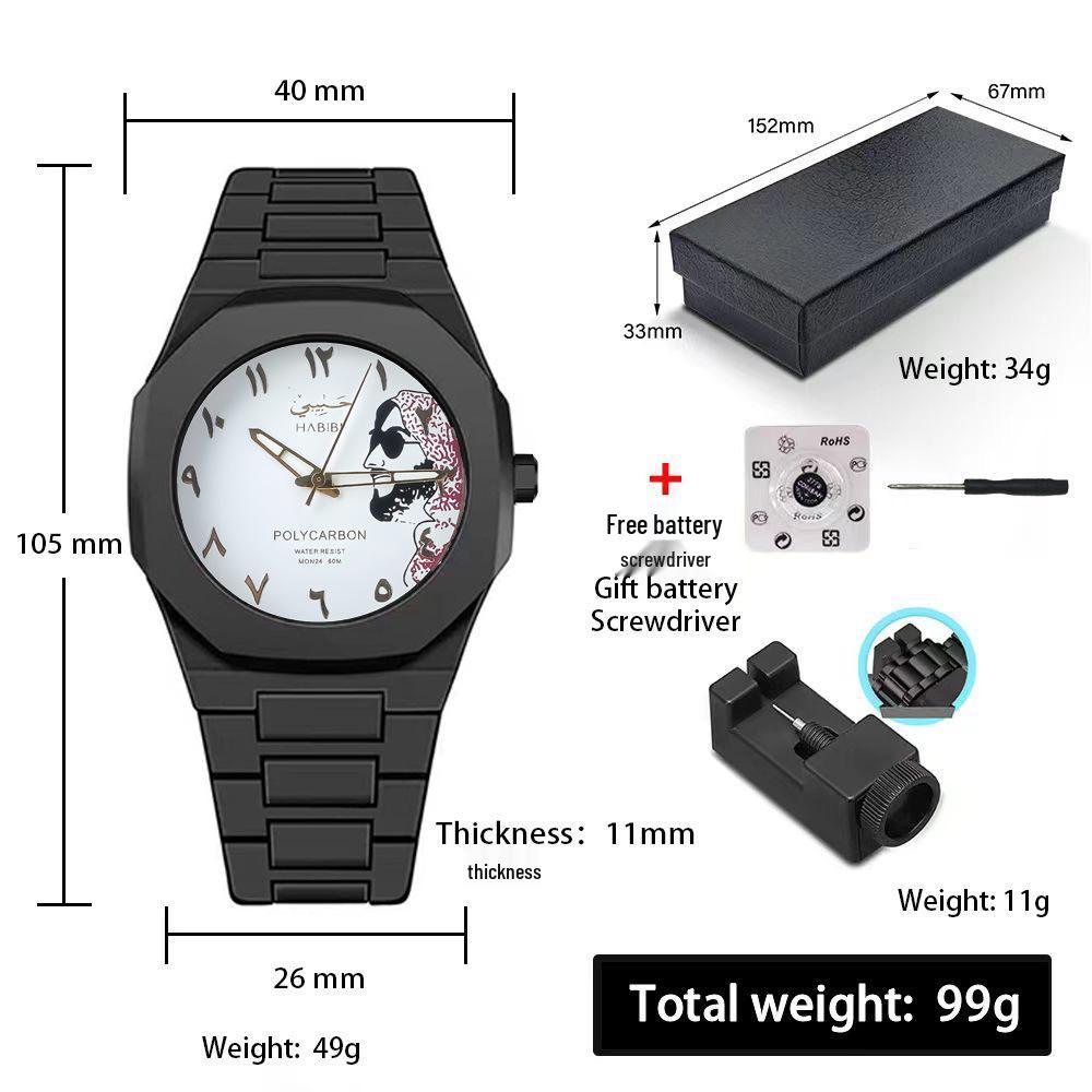 2024 Špičkové vodotěsné pánské a dámské quartzové hodinky pro jihovýchodní Asii a Blízký východ