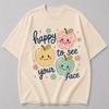 Happy To See Your Face Shirt, Cute Apple T-Shirt, Kawaii Back To School Top, Teacher Gift