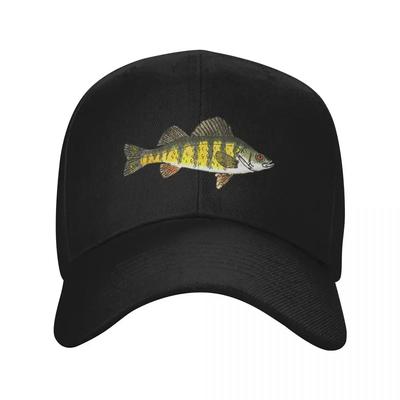 Yellow Perch Baseball Cap Winter Hats for Unisex Fishing Hat Sun Caps For Women Unisexs