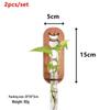 Cross-Border Round Solid Wood Plant Storage Rack – Simple Wall-Mounted Test Tube Wooden Decor for Bedroom.