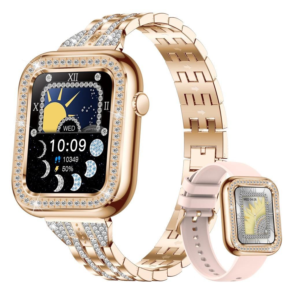 Bluetooth Call Smartwatch For Women Men Health Monitoring Voice Assistant Bracelet Custom Dial Sports Fitness Smart Watch