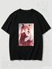 Kotori Itsuka Date A Live Hält Rose Anime Porträt Rahmen Grafik Rundhals Kurzarm T-Shirt