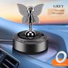 Solar Car Air Freshener Angel Rotating Diffuser Dashboard Perfume Ornament Plant Extract Fragrance Auto Decor
