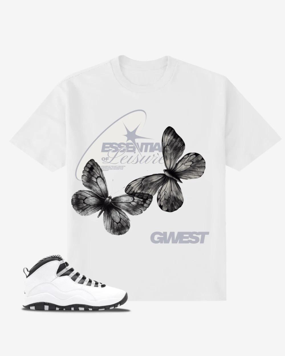 Butterfly Oversized T-Shirt L