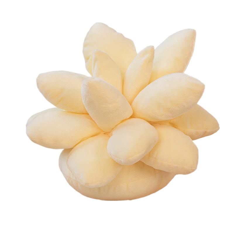 25cm Lifelike Succulent Plants Plush Stuffed Toys Soft Doll Creative Potted Flowers Pillow Chair Cushion for Girls Kids Gift