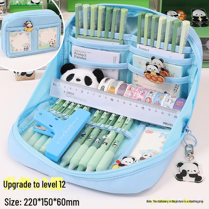 

Многофункциональный пенал для школьников Panda большой емкости - высококачественный школьный органайзер