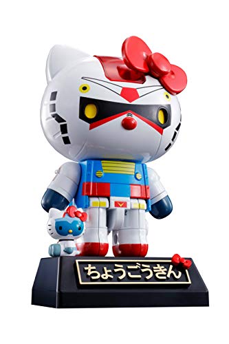 

Подвижная фигурка Gundam Hello Kitty Daie из суперсплава, литая и окрашенная ABS