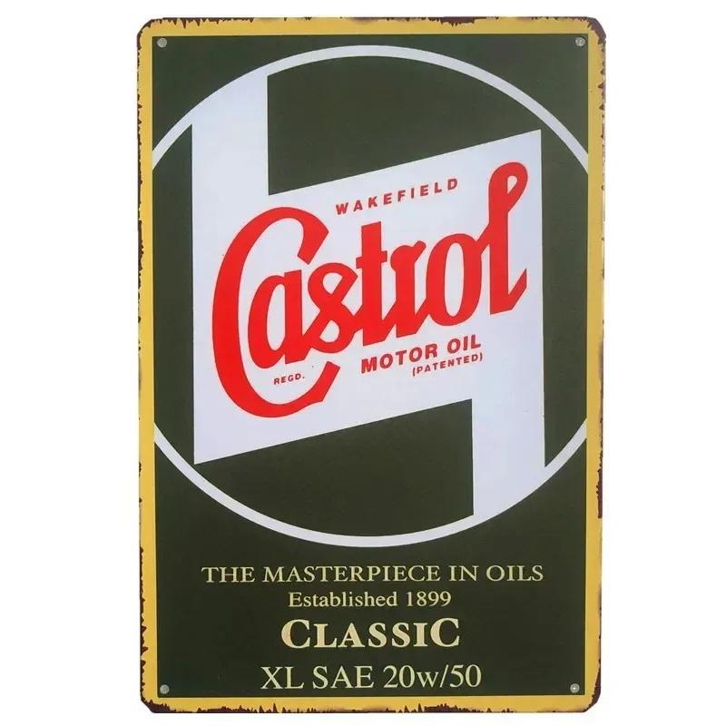 Vintage MOTOR OIL Metal Tin Sign Plaque RACING TEAM Decorative Plates For Garage Club Man Cave Bar Pub Hotel Cafe Wall Decor