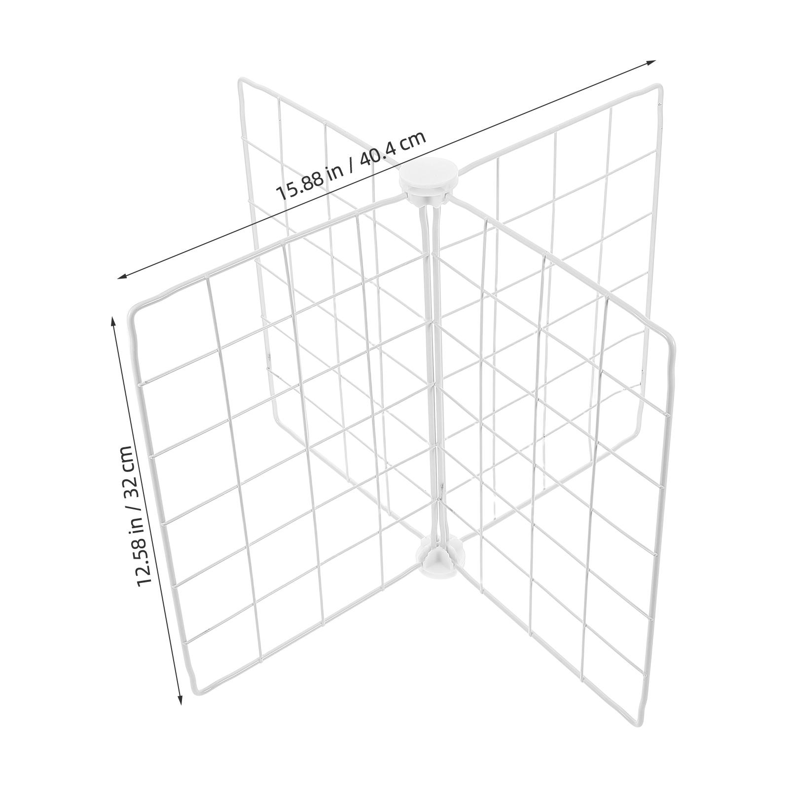

Adjustable Iron Wire Partition Layered Storage Basket Refrigerator Divider Freezer ganizer Separator Kitchen Fixture Accessories