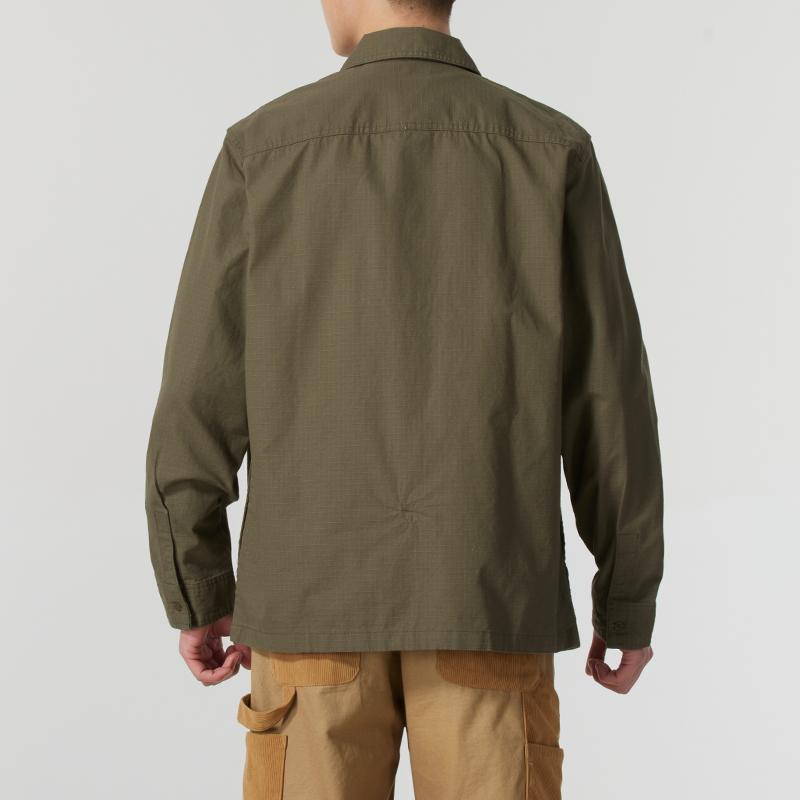 Timberland Shirts Men's Green Lapel Moderate A6AV2-A58