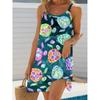 2025 Women's Summer Sleeveless   Print Casual Dress Summer Dress for Holiday Women Clothing