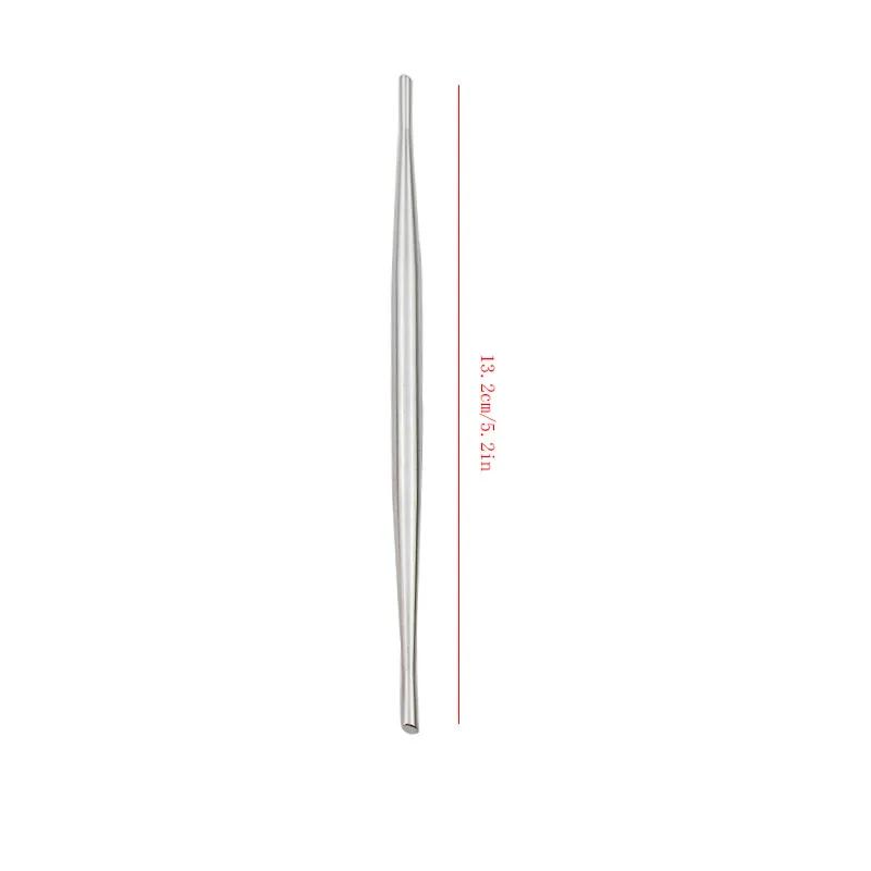 Stainless Steel Pottery Modeling Stick Texture Creasing Sculpture Ceramics Tools Pottery Clay Carving Sculpting Tool