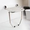 Bathroom and Kitchen Style Accessories Shower Shelving with Collapsible Towel Bar