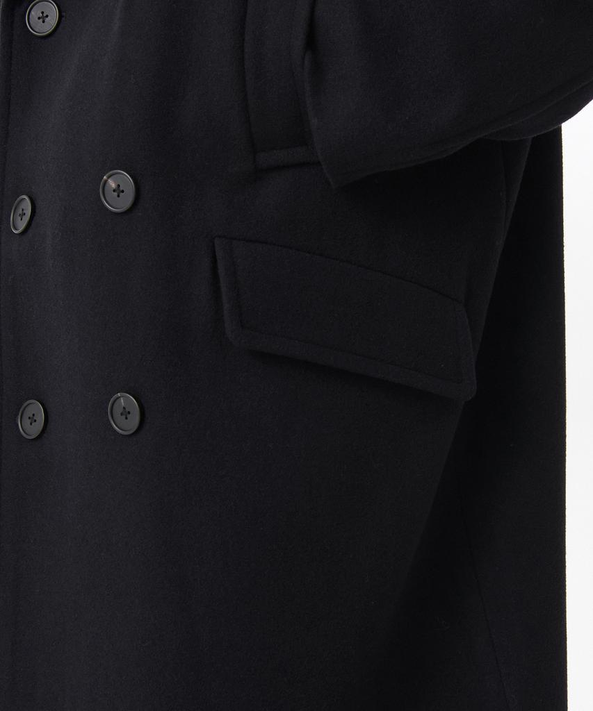 Musinsa Standard Wool Blend Extra Oversized Peacoat [Navy]