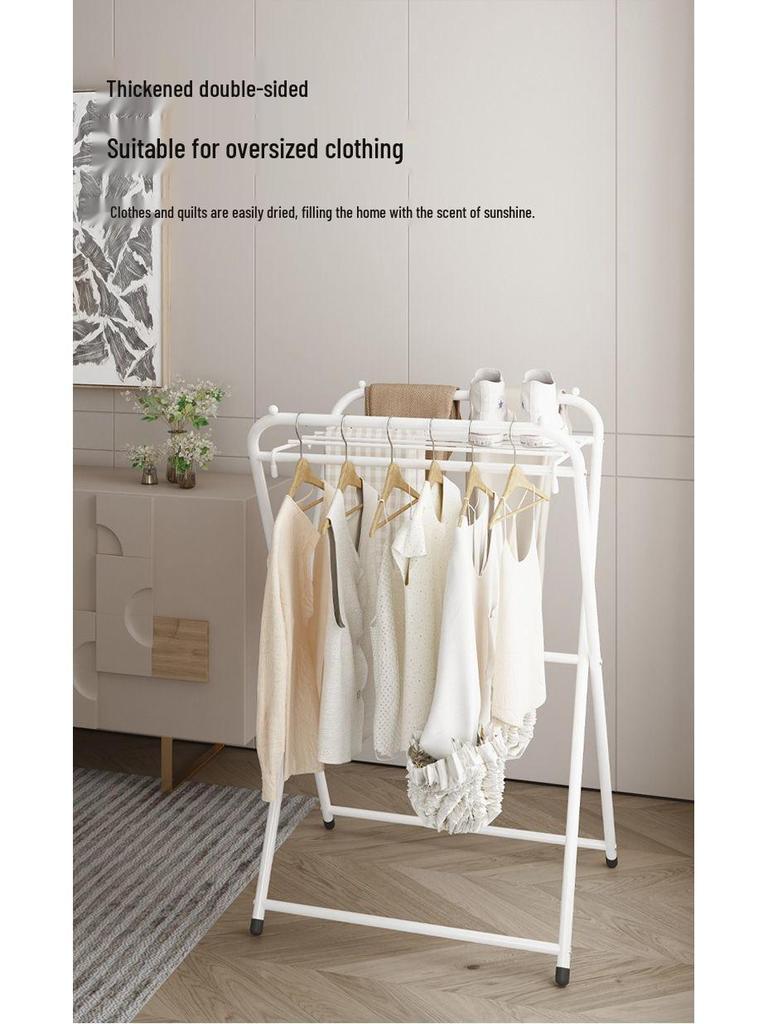 Freestanding Clothes Rack: Folding Indoor/Outdoor Dryer and Coat Stand