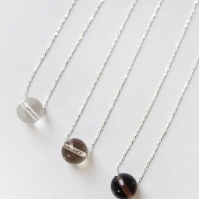 August Harmony 925silver The Quartz Necklace / 3color