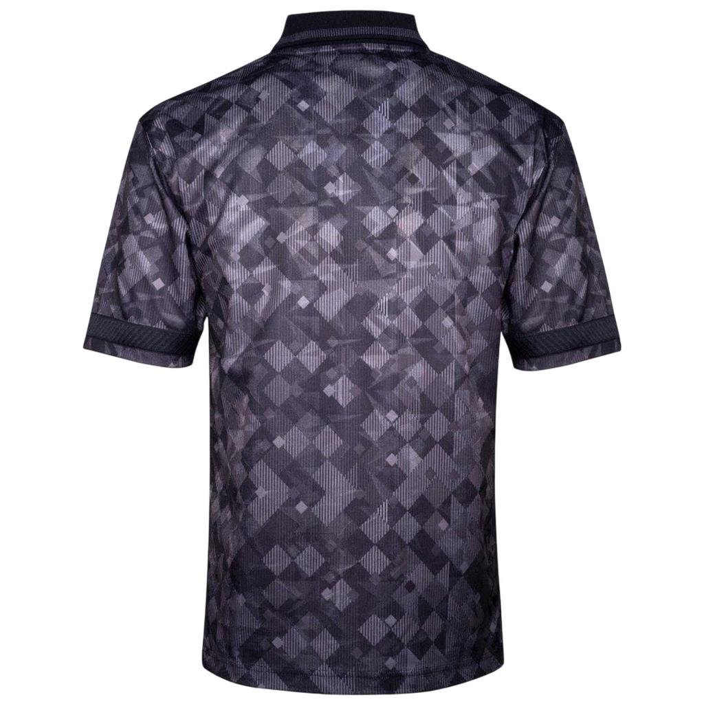 Score Draw Mens 1990 Black Out England FA Football Shirt