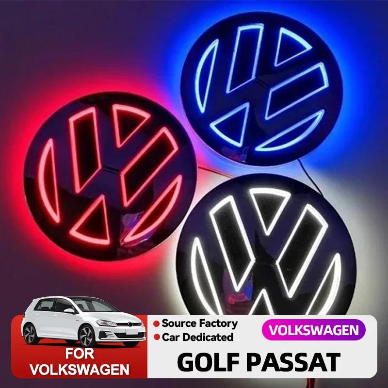 New For VW VOLKSWAGEN New Emblems 11cm 5D LED For Volkswagen VW Logo Light, Front Grille Logo Light, Suitable for CC/G