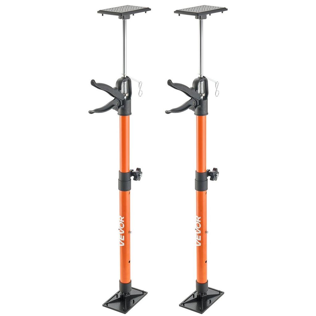 Cabinet Jack Support Pole, 2-Pack, 54-155 cm Steel Telescopic Quick Support Rod, Adjustable 3rd Hand System up to 70 kg Capacity for Installing