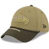 39THIRTY Kappe - - Seattle Seahawks - Camouflage - Gesticktes Logo - Stretch-Passform