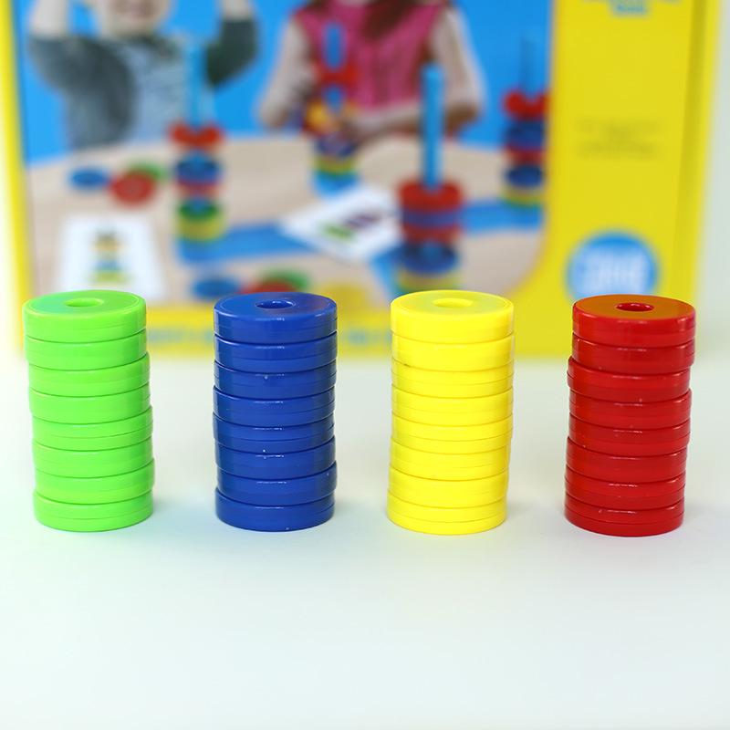 Renbo Colorful Magnetic Rings: Levitation & Thinking Game for Kids