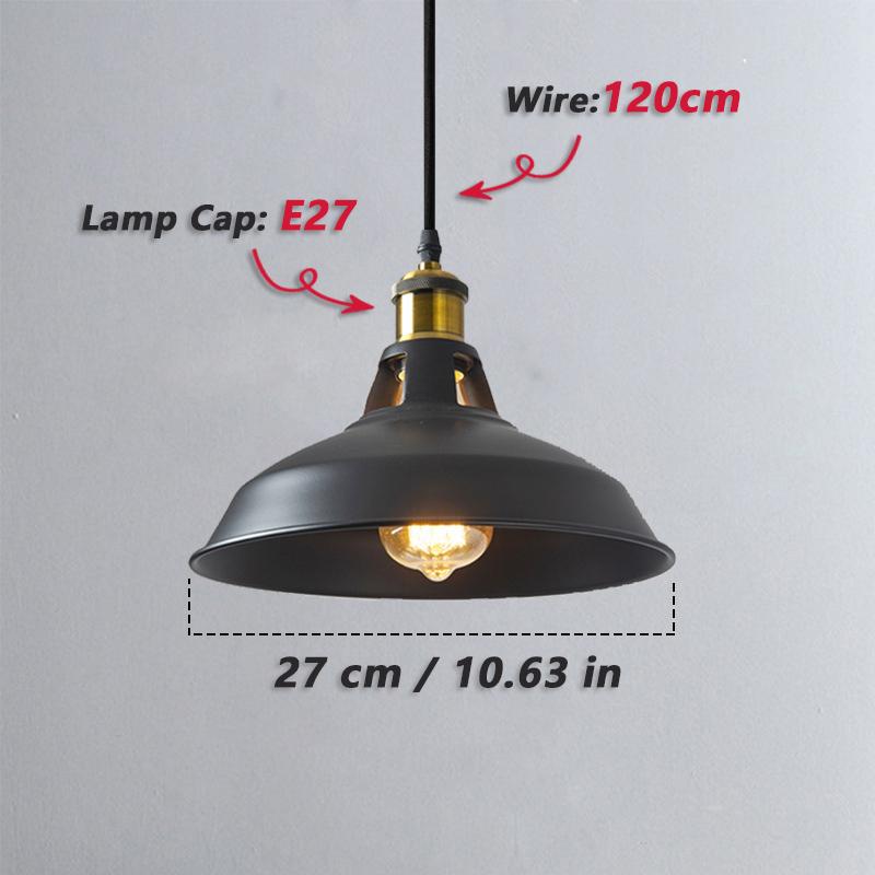

MARPOU винтажные подвесные светильники промышленный лофт высококачественный подвесной светильник ретро подвесной светильник абажур для кухни столовой спальни чёрный