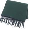 Excellent Scarf Anagram Logo Embroidery Navy Wool Mens Used
