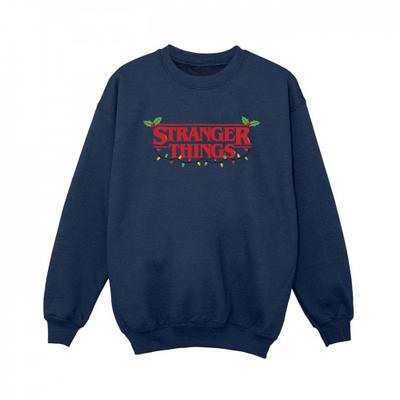 Netflix Boys Stranger Things Christmas Lights Sweatshirt